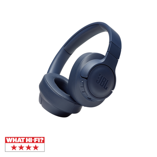 JBL Tune 750BTNC - Blue - Wireless Over-Ear ANC Headphones - Hero